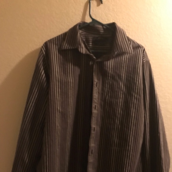 ❤️ Mens size XL brown button down long sleeve shirt in great condition - Picture 2 of 11